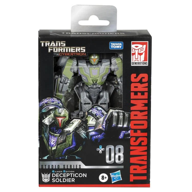 Transformers Studio Series Gamer Edition War For Cybertron #08 Deluxe Deception Soldier Action Figure