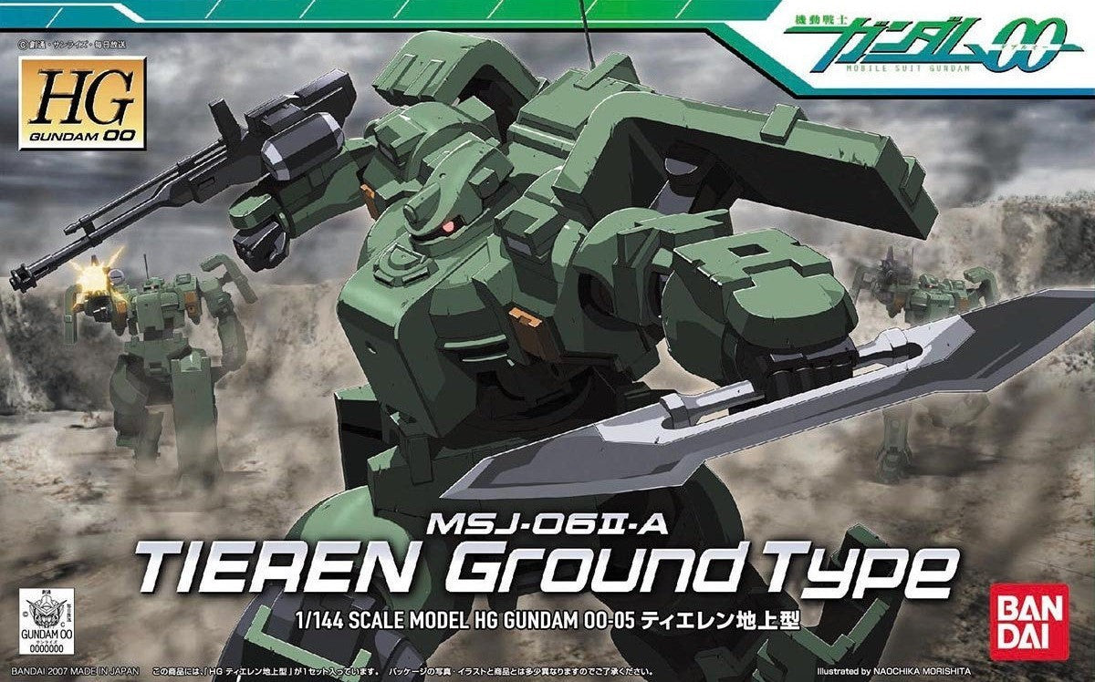 Gundam 1/144 HG 00 #05 MSJ-06II-A Tieren Ground Type Model Kit