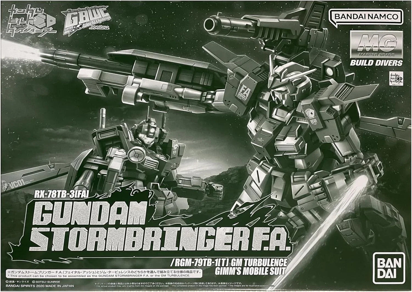 Gundam 1/100 MG Gundam Stormbringer F.A. (Fatal Ash) Model Kit Exclusive