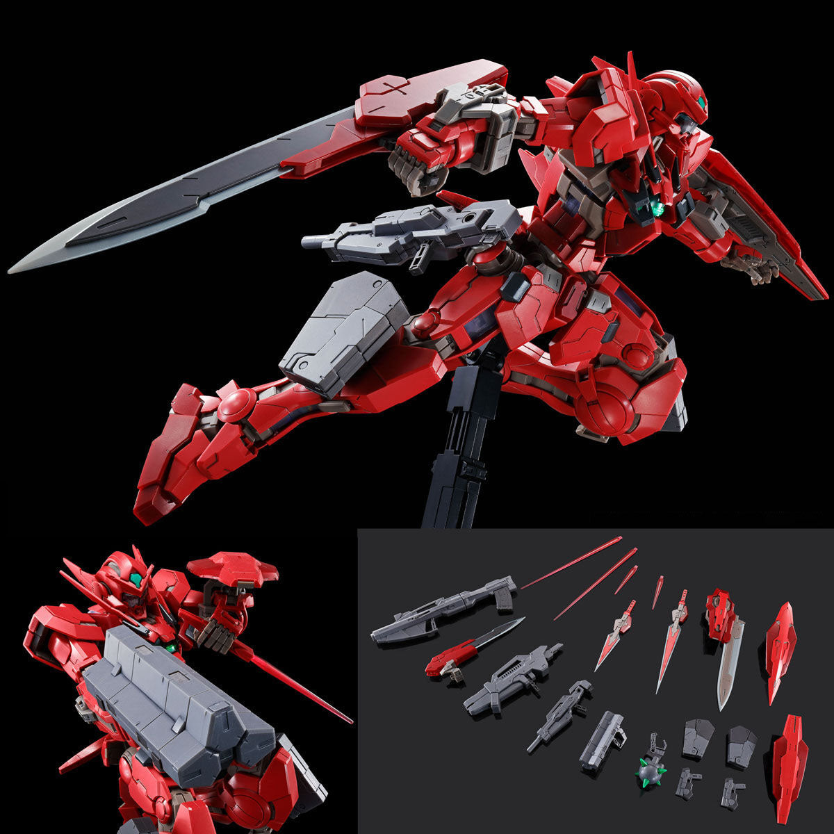 Gundam 1/100 MG GNY-001F Gundam Astraea Type-F (Full Weapon Set) Model Kit Exclusive