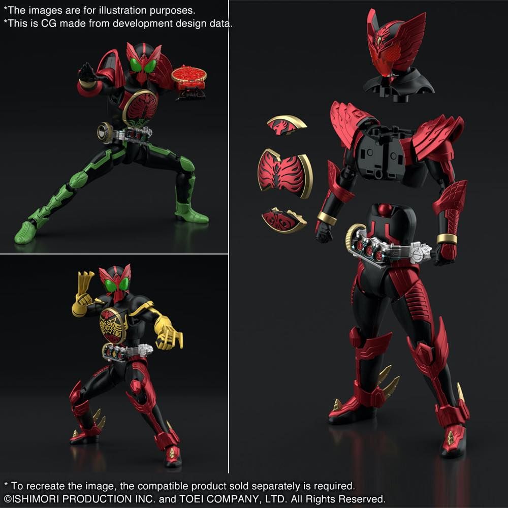 Figure-rise Standard Masked Rider Kamen Rider OOO Tajadoru (Tajadol) Combo Plastic Model Kit
