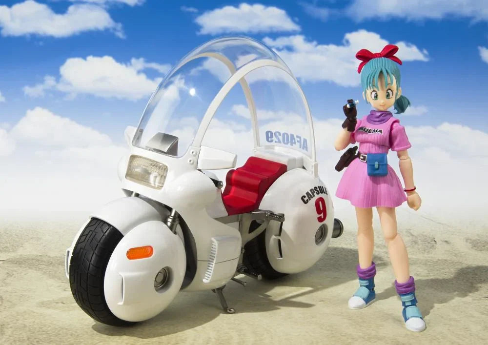 S.H. Figuarts Dragon Ball Bulma's Motorcycle Hoipoi Capsule No. 9 (Reissue) Action Figure