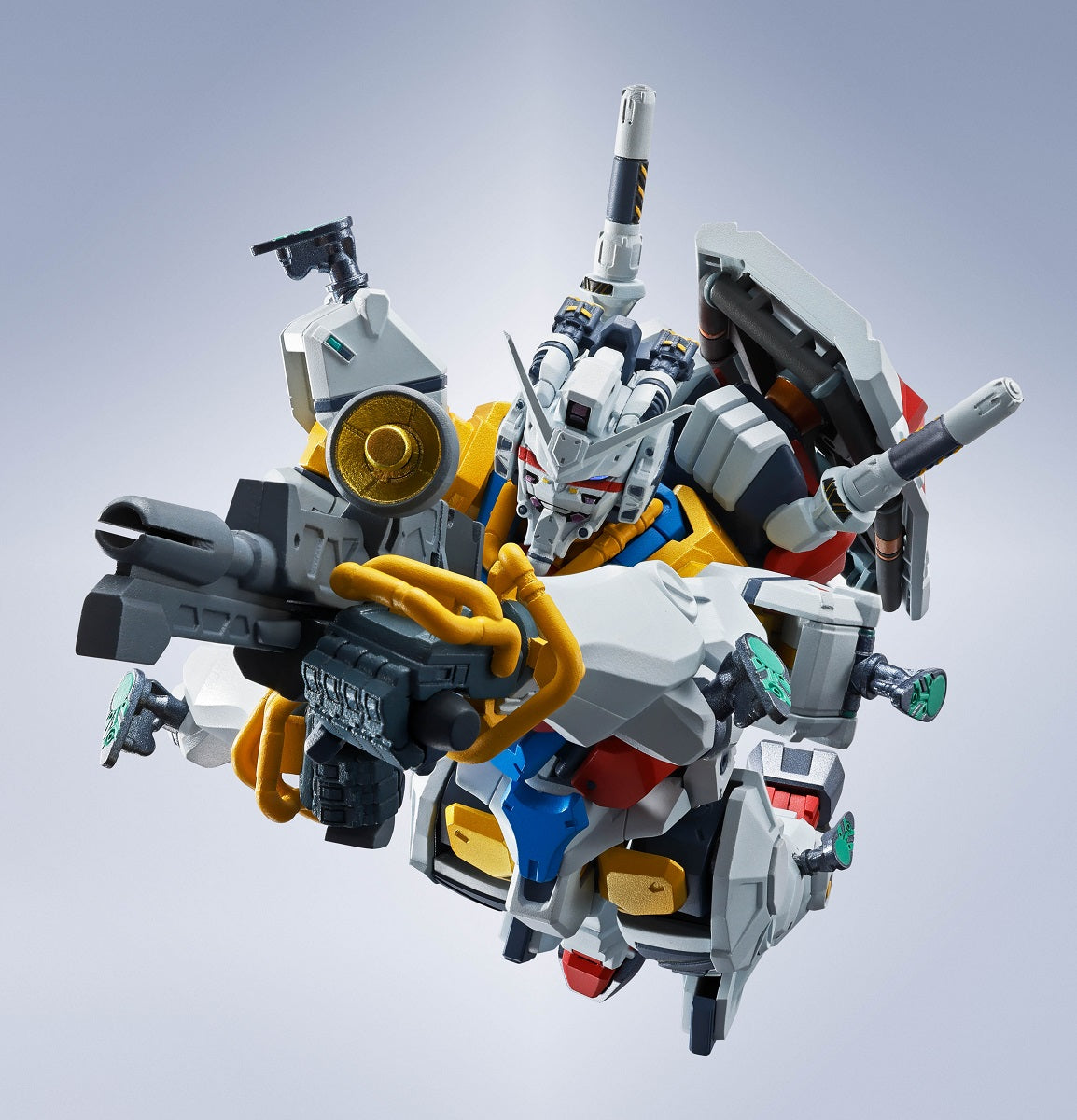 Bandai Metal Robot Spirits Gundam GQuuuuuuX RX-78-02 White Gundam Action Figure (Japan Ver.)