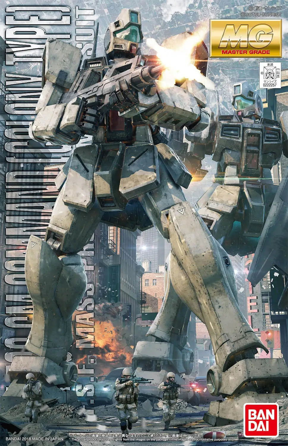 Gundam 1/100 MG 0080: War in the Pocket RGM-79G GM Command (Colony Type) Model Kit