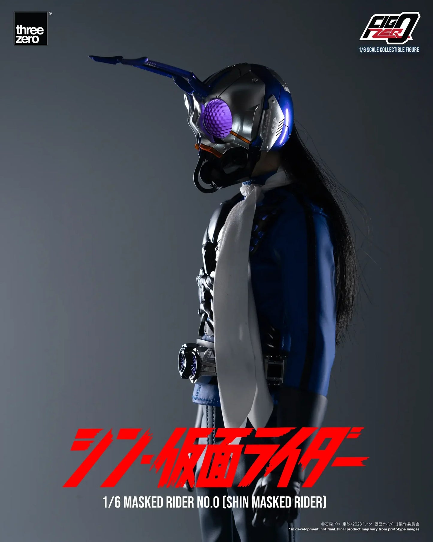 ThreeZero FigZero 1/6 Shin Kamen Rider Masked Rider No.0 Scale Figure