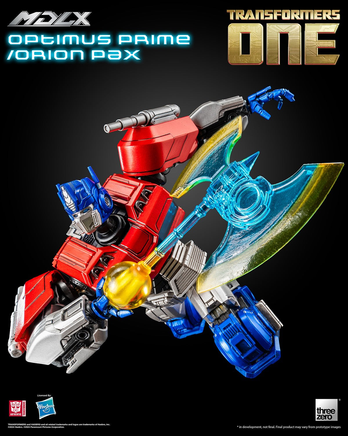 ThreeZero Transformers One Optimus Prime / Orion Pax MDLX Action Figure