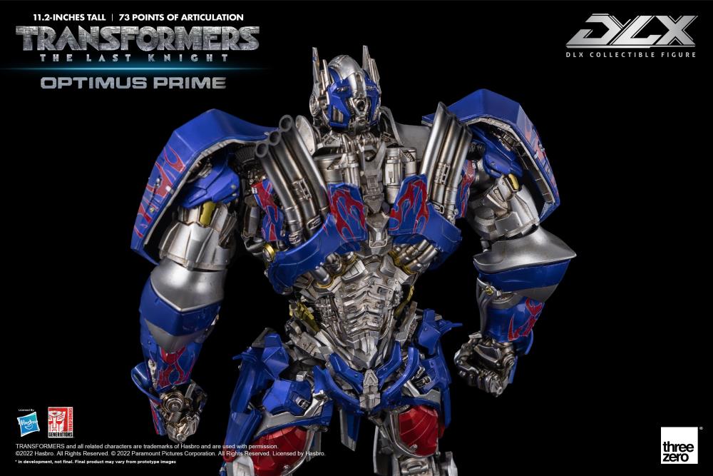 ThreeZero Transformers The Last Knight Optimus Prime DLX Action Figure