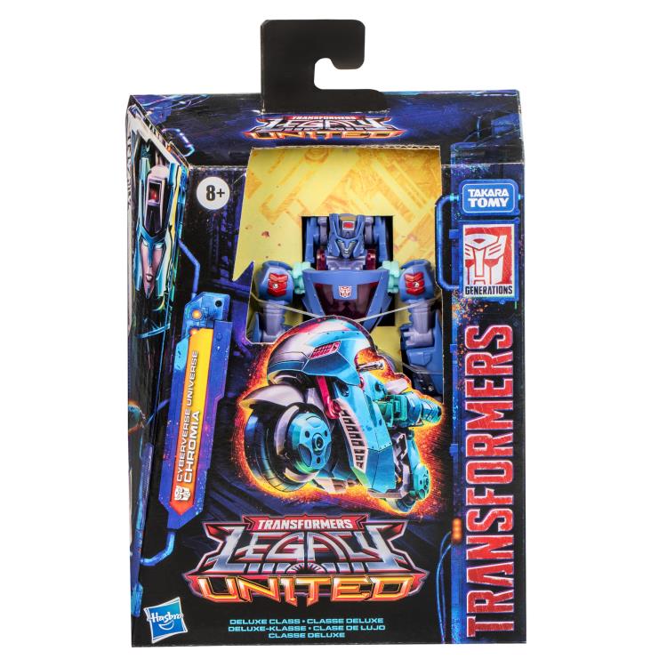 Transformers Generations Legacy United Deluxe Class Cyberverse Universe Chromia Action Figure