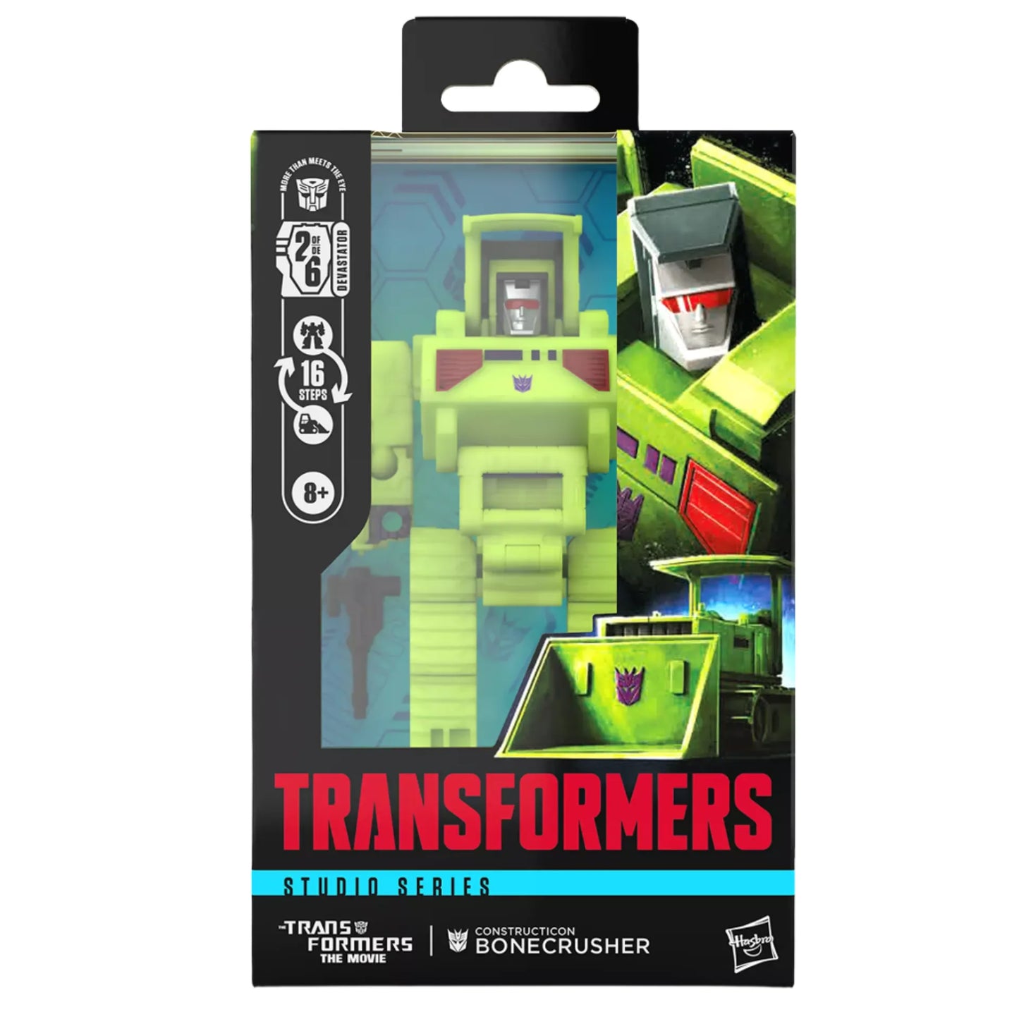 Transformers Studio Series 86 Deluxe Constructicon Bonecrusher Action Figure