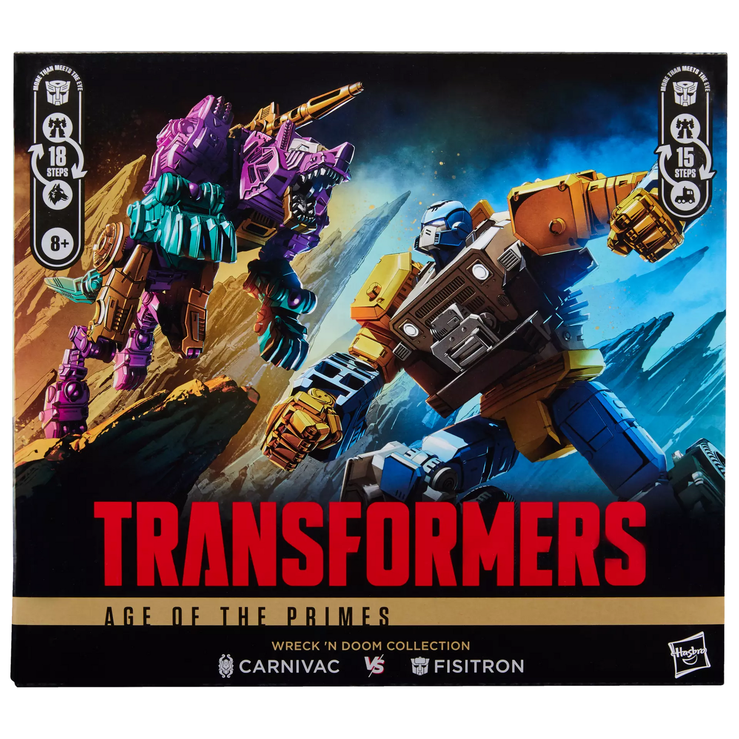 Transformers Age of the Primes Wreck 'N Doom Carnivac and Fisitron 2-Pack Action Figure