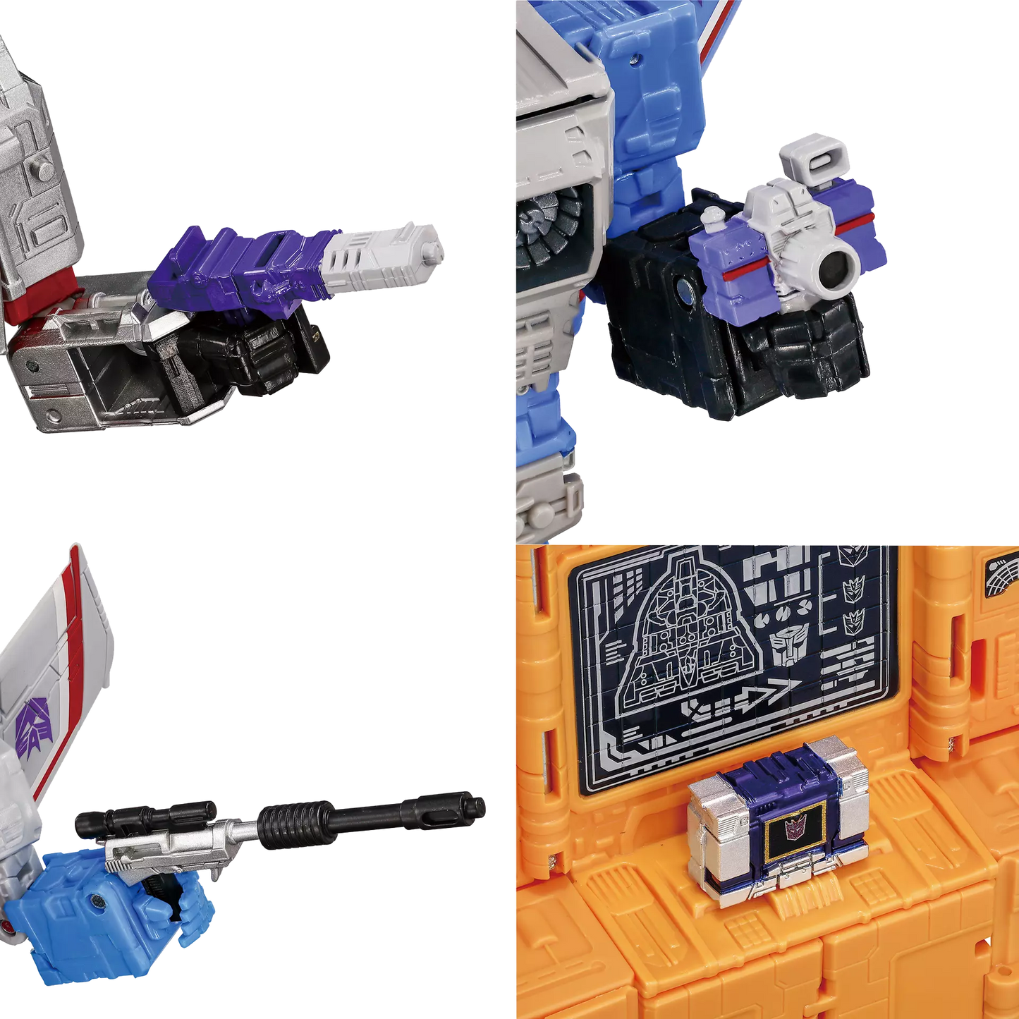 Transformers Dramatic Capture Series DCS-6 Decepticons Part 2 4-Pack Action Figure
