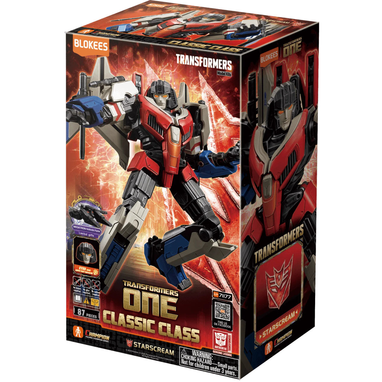 Blokees Transformers Classic Class #16 Starscream (Transformers One) Model Kit