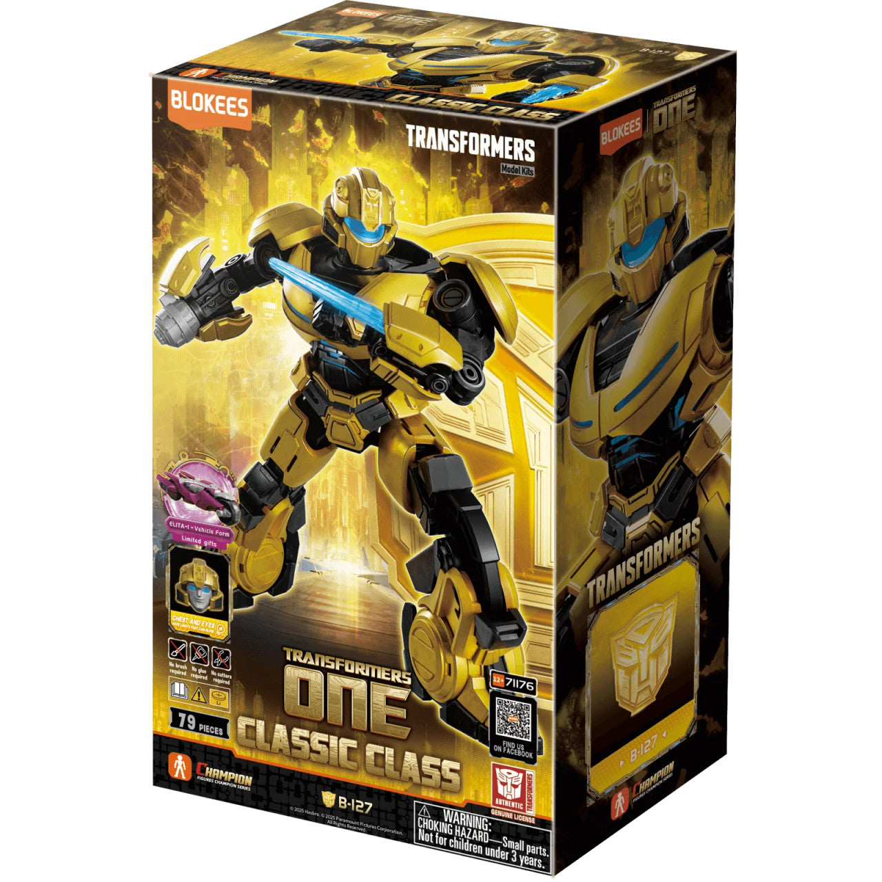 Blokees Transformers Classic Class #15 Bumblebee (Transformers One) Model Kit