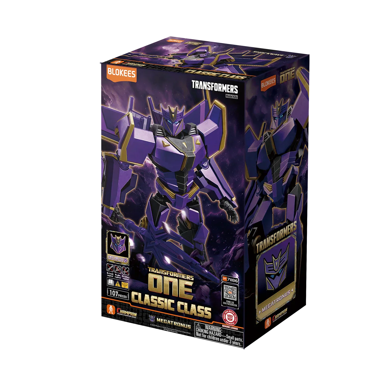 Blokees Transformers Classic Class #20 Megatronus (Transformers One) Model Kit