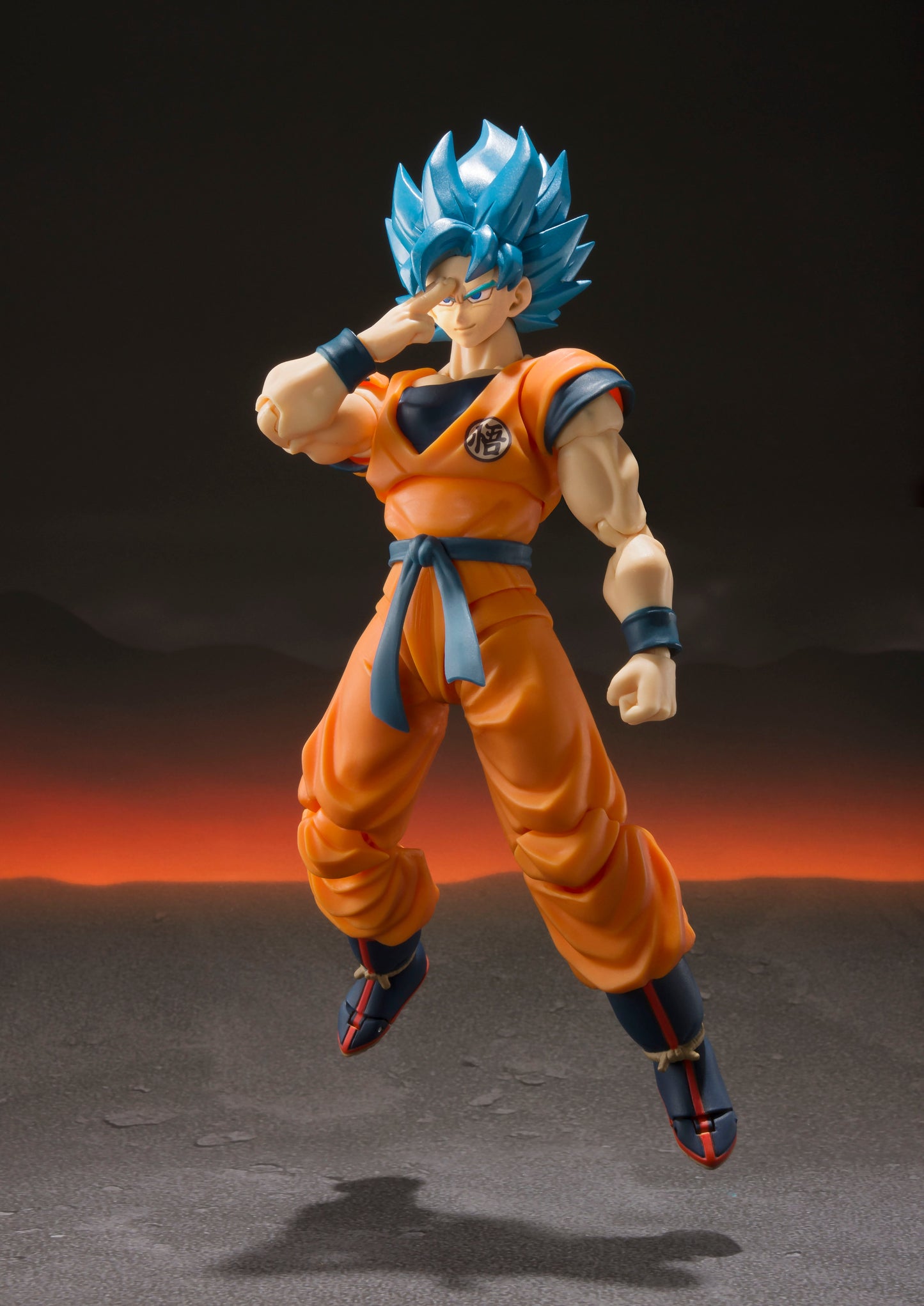 S.H. Figuarts Dragon Ball Super Saiyan God Super Saiyan Goku Blue Action Figure