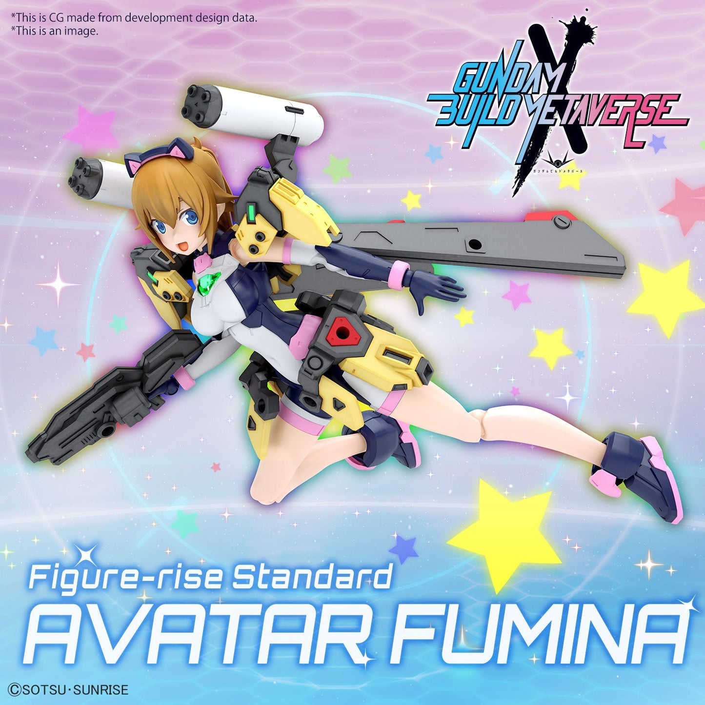 Gundam 1/144 HGBM #10 Figure-rise Standard Avatar Fumina Model Kit