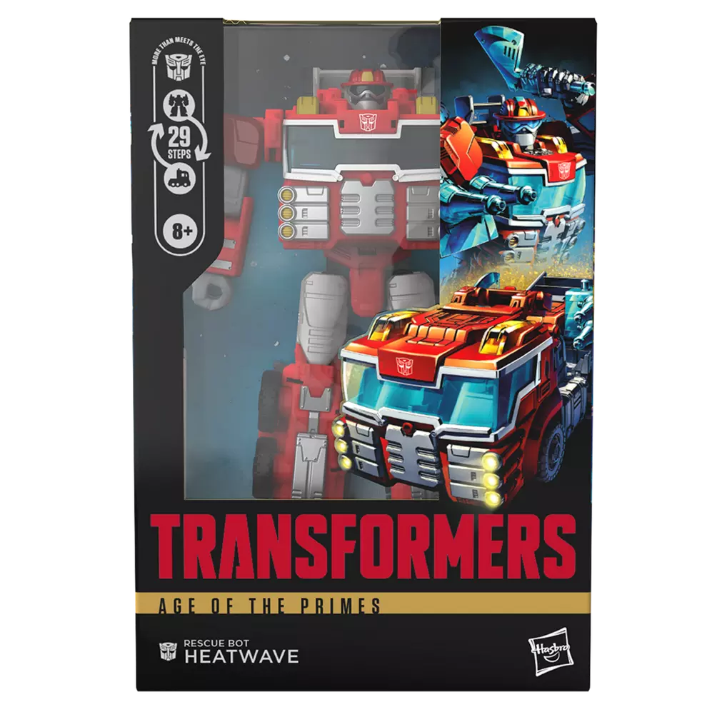 Transformers Age of the Primes Voyager Class Rescue Bot Heatwave Action Figure