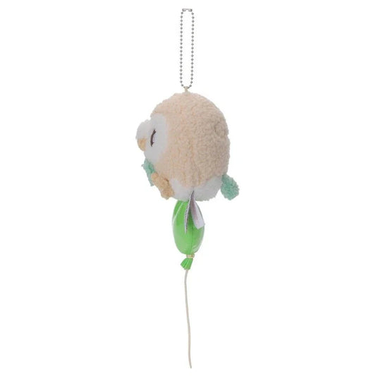Pokemon Pokepeace Rowlet Mellow Heart Plush Keychain JAPAN OFFICIAL