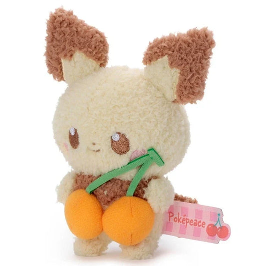 Pokemon Pokepeace Pichu Colorful Ver. Plush Doll JAPAN OFFICIAL