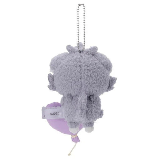 Pokemon Pokepeace Espurr Mellow Heart Plush Keychain JAPAN OFFICIAL