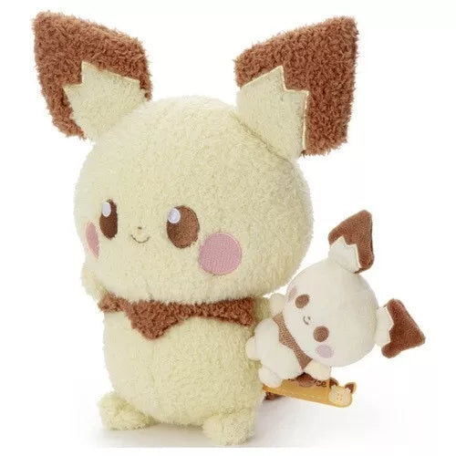 Pokemon Pokepeace Pichu with Mini Plush Ver. Plush Doll JAPAN OFFICIAL