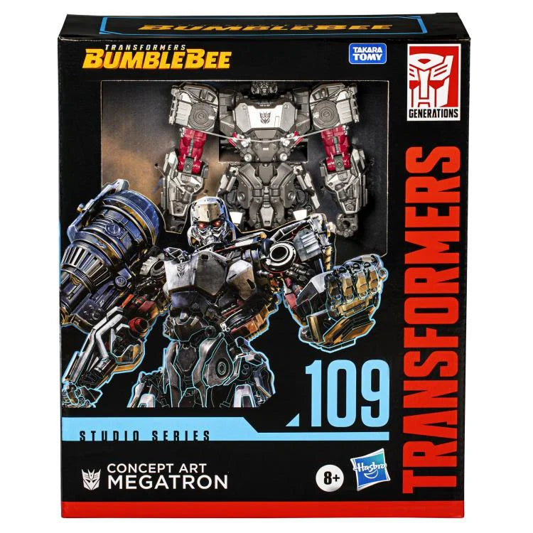 Transformers Generations Studio Series Bumblebee #109 Leader Concept Art Megatron Action Figure