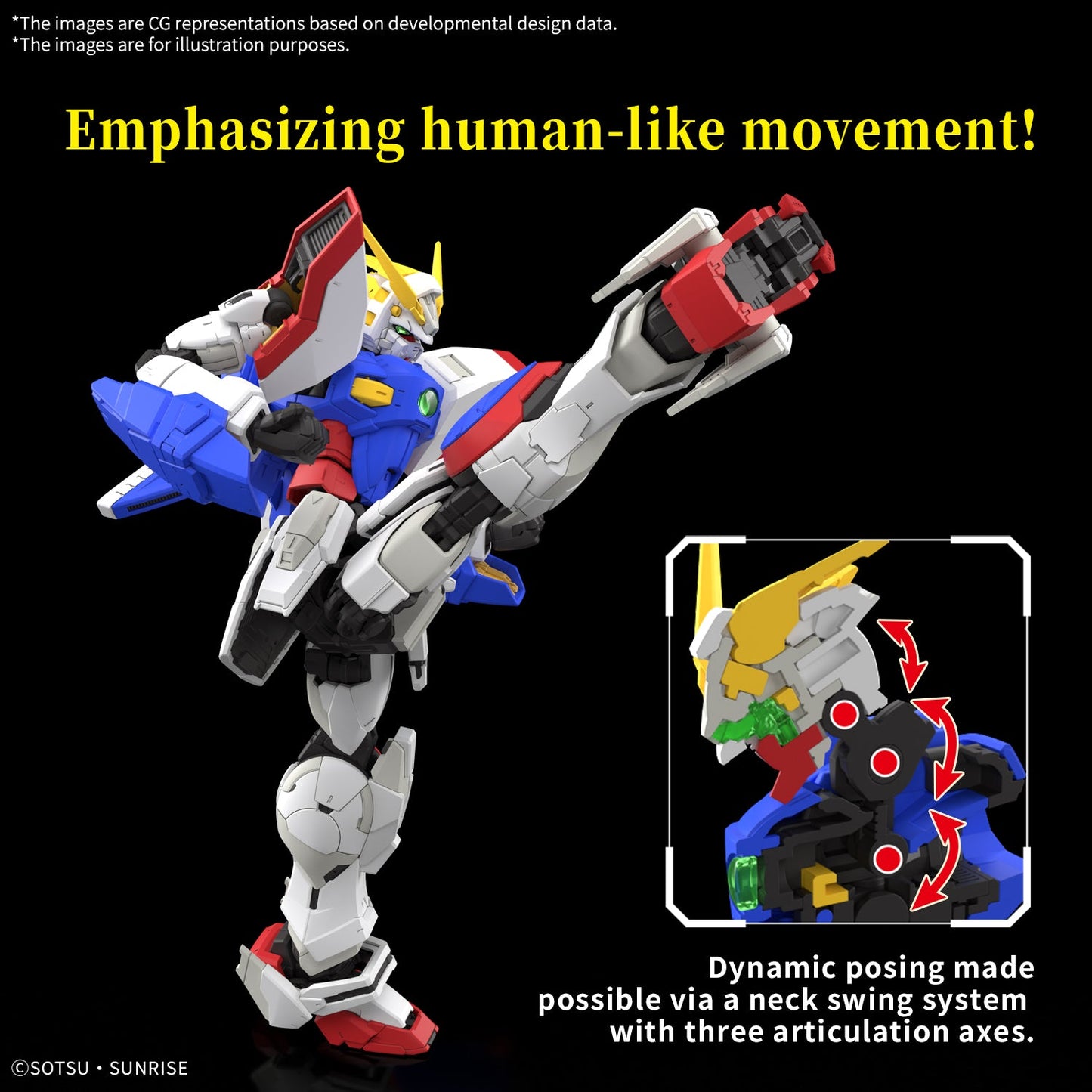 Gundam 1/144 RG #42 G Gundam GF13-017NJ Shining Gundam Model Kit