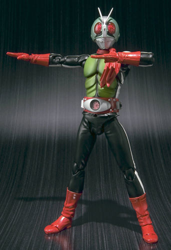 S.H. Figuarts Masked Rider 2 Shin Nigo Kamen Rider Action Figure (Item has Shelfware)