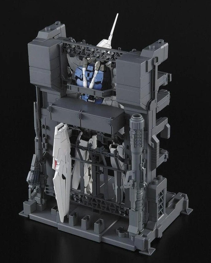Gundam 1/100 MG Unicorn Gundam HD Color + MS Cage Model Kit