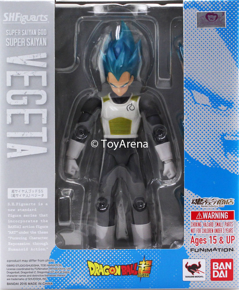 S.H. Figuarts Dragon Ball Z Resurrection of F Super Saiyan God Vegeta Action Figure
