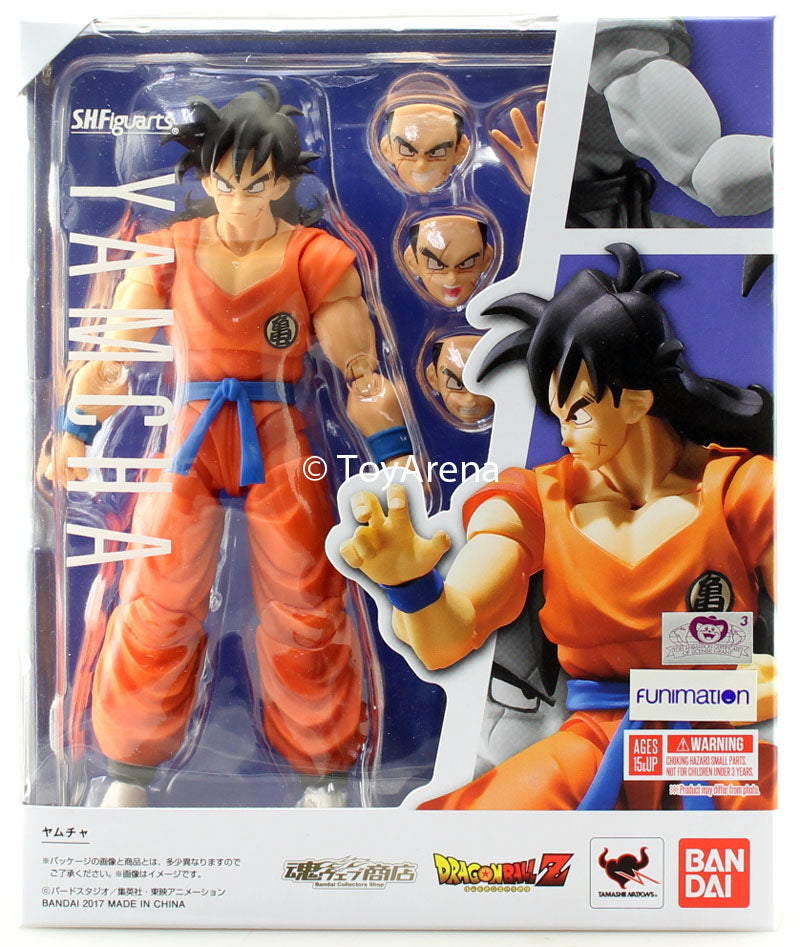 S.H. Figuarts Dragon Ball  Z Yamcha and Saibamen Action Figure