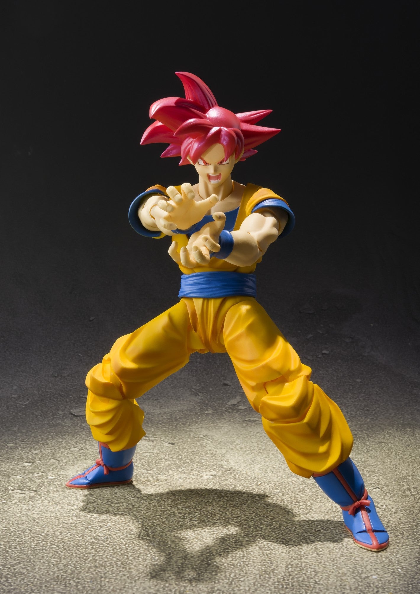 S.H. Figuarts Dragon Ball Z Super Saiyan God (SSG) Son Goku (Gokou) Figure