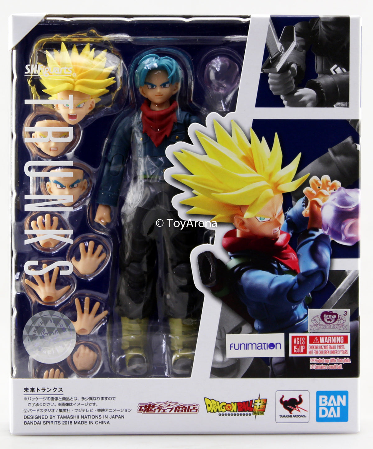 S.H. Figuarts Dragon Ball Super Future Trunks Action Figure US