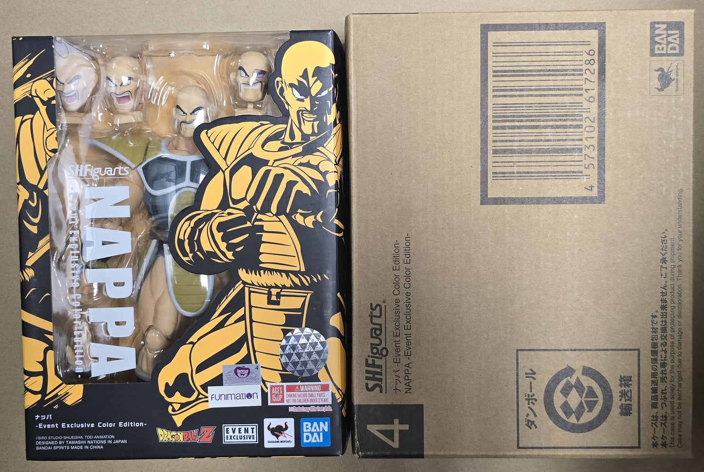 *Open Box* S.H. Figuarts Dragon Ball Z Nappa (Event Exclusive Color) Action Figure