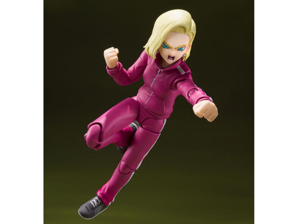 S.H. Figuarts Dragon Ball Super Android 18 (Universe Survival Saga) Exclusive Action Figure