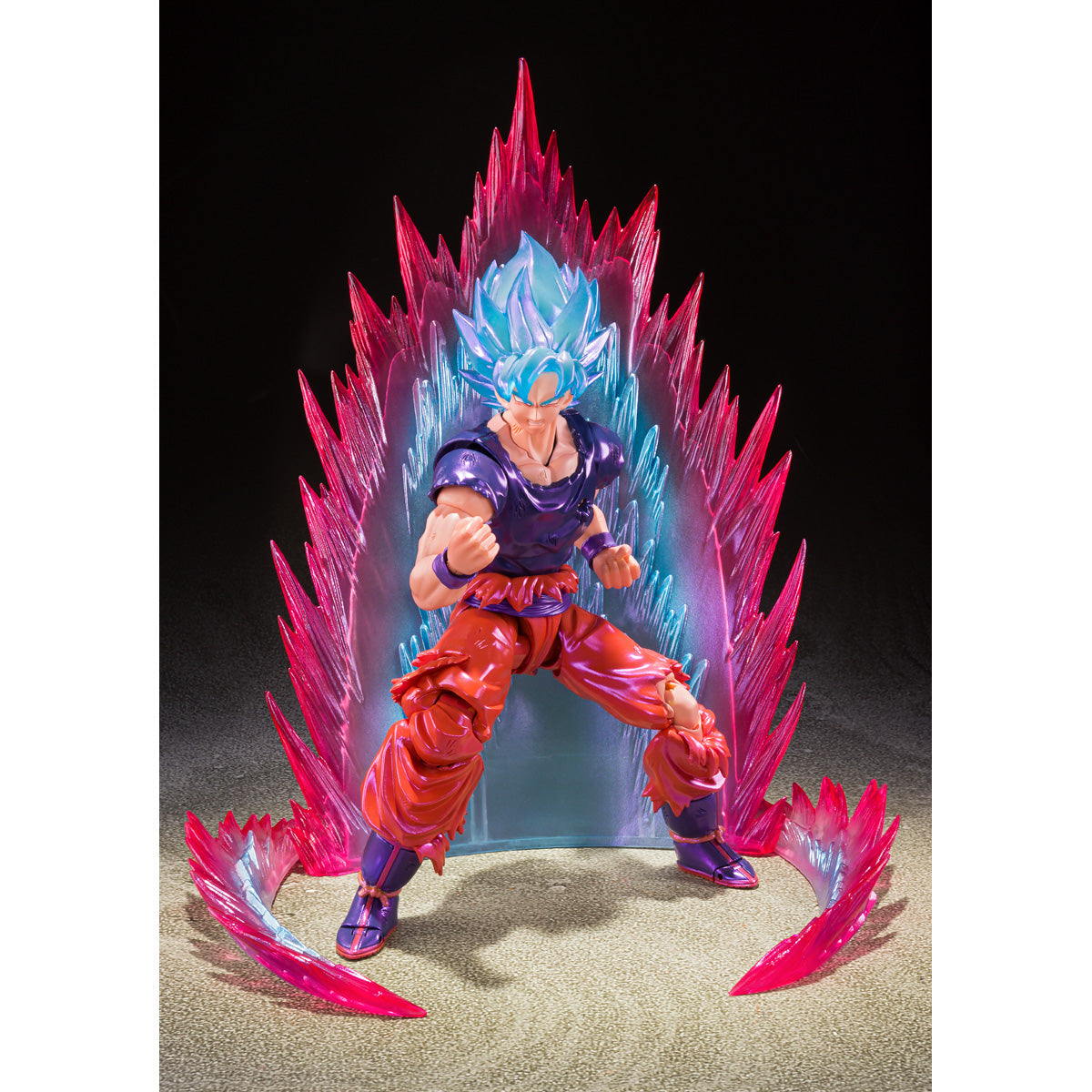 S.H. Figuarts Dragon Ball Super Saiyan God Super Saiyan Son Goku Kaio-Ken Event Exclusive Color Edition Action Figure