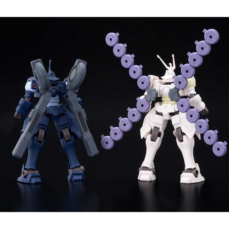 Gundam 1/144 HGUC Gundam Wing OZ-13MSX1B-S Vayeate Suivant and OZ-13MSX2B-S Mercurius Suivant Model Kit Exclusive