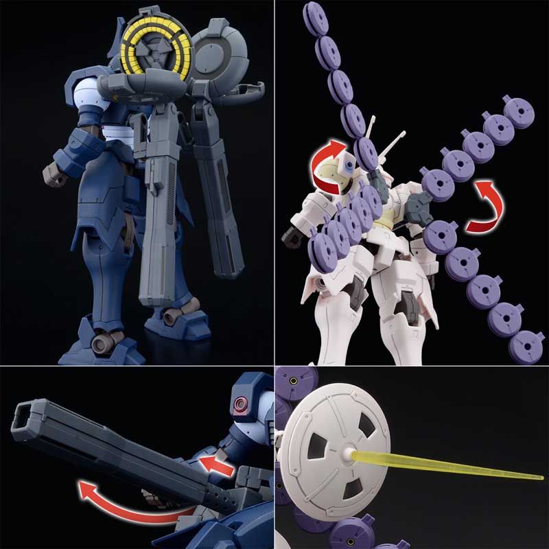 Gundam 1/144 HGUC Gundam Wing OZ-13MSX1B-S Vayeate Suivant and OZ-13MSX2B-S Mercurius Suivant Model Kit Exclusive