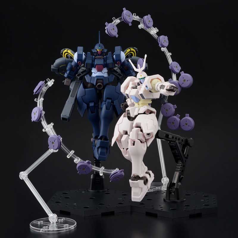 Gundam 1/144 HGUC Gundam Wing OZ-13MSX1B-S Vayeate Suivant and OZ-13MSX2B-S Mercurius Suivant Model Kit Exclusive
