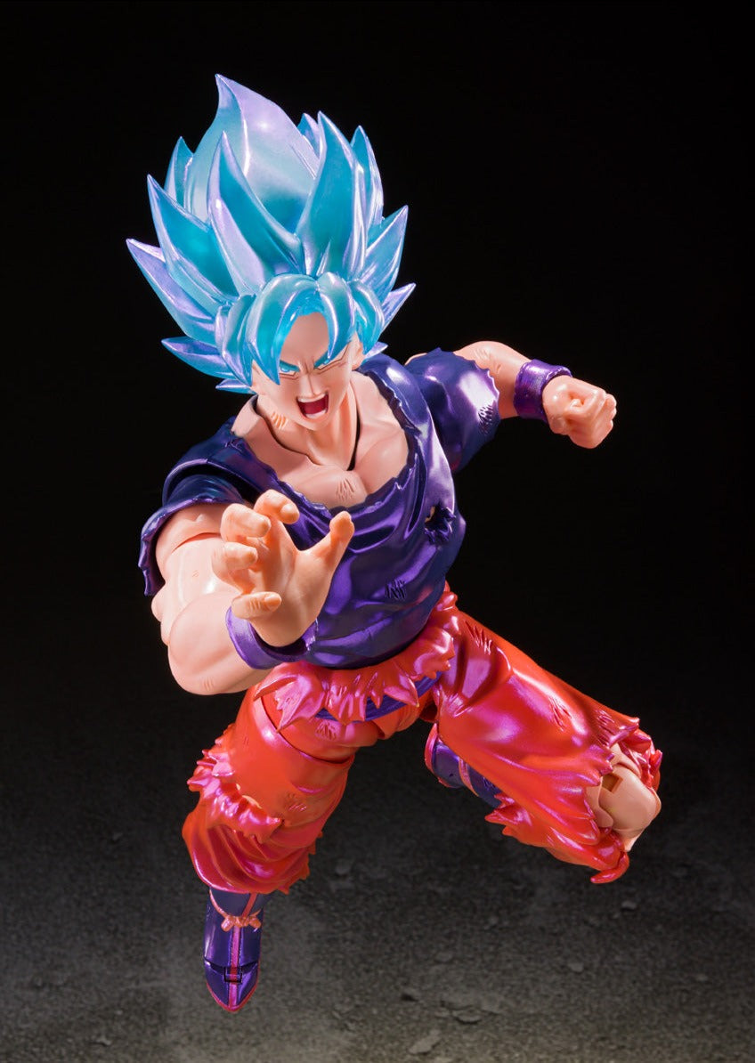 S.H. Figuarts Dragon Ball Super Super Saiyan God Super Saiyan Son Goku Kaio-Ken Exclusive Action Figure