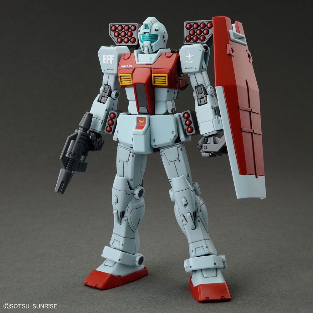 Gundam 1/144 HG The Origin RGM-79 GM (Shoulder Cannon / Missile Pod) Model Kit