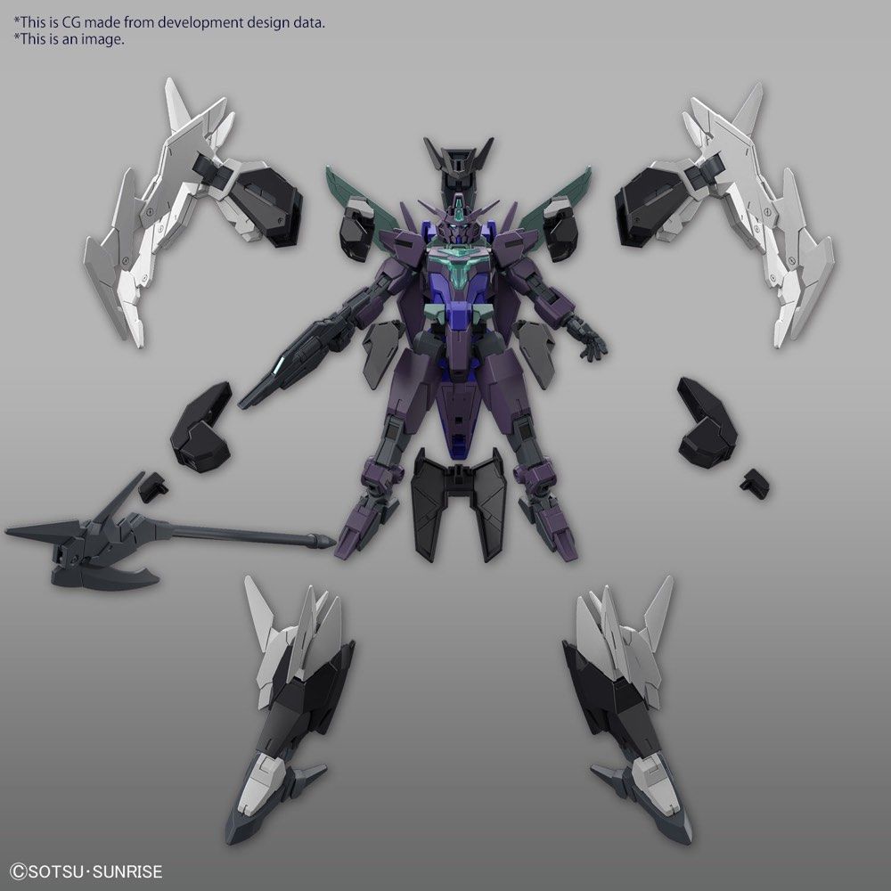 Gundam 1/144 HGBM #06 PFF-X7II+/P9 Plutine Gundam Model Kit