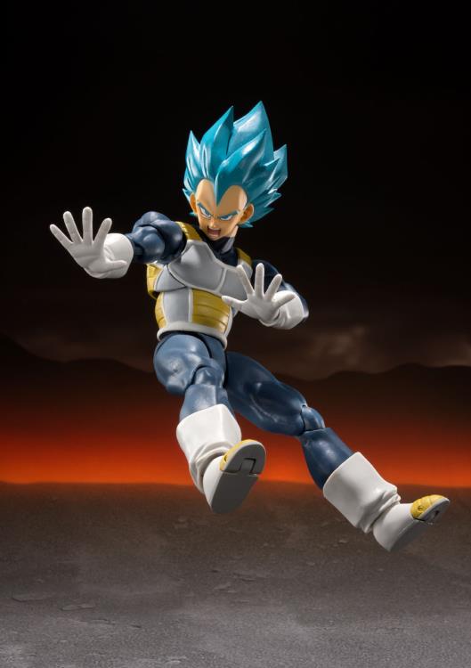 S.H. Figuarts Dragon Ball Super Broly Super Saiyan God Super Saiyan Vegeta (15th Anniversary Ver.) Action Figure
