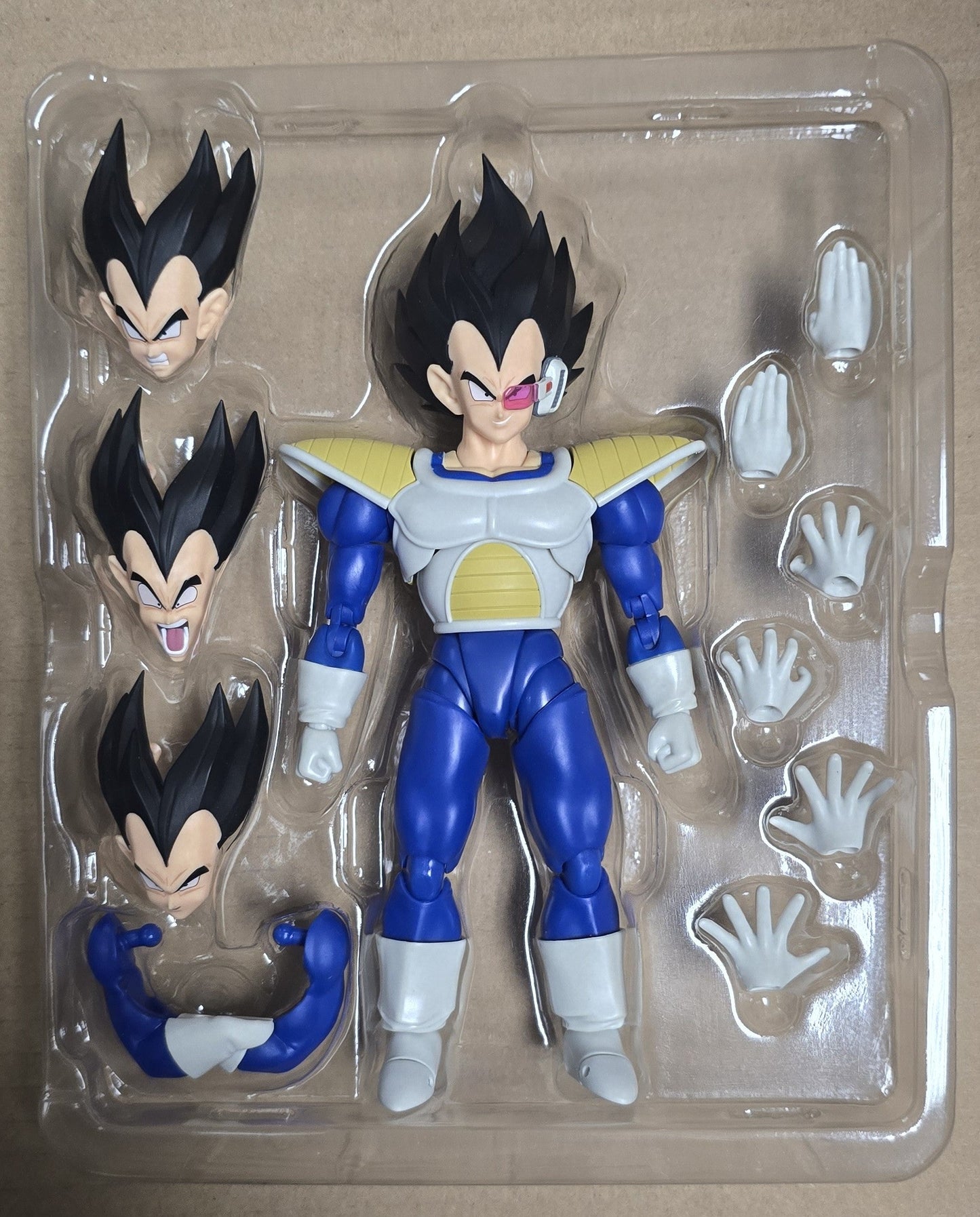 *Open Box* S.H. Figuarts Dragon Ball Z Vegeta 24000 Power Level Action Figure