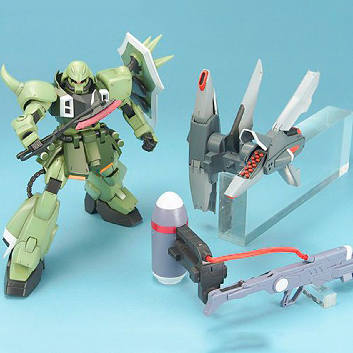 Gundam 1/100 NG #06 ZGMF-1000 Zaku Warrior + Blaze Wizard & Gunner Wizard Seed Destiny Model Kit