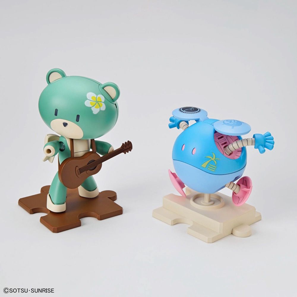 Gundam 1/144 HGBM #09 Beargguy Ohana & AloHaro Set Model Kit