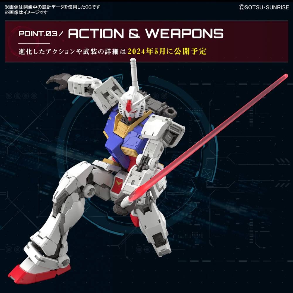 Gundam 1/144 RG #40 Gundam 0079 RX-78-2 Gundam Ver. 2.0 Model Kit