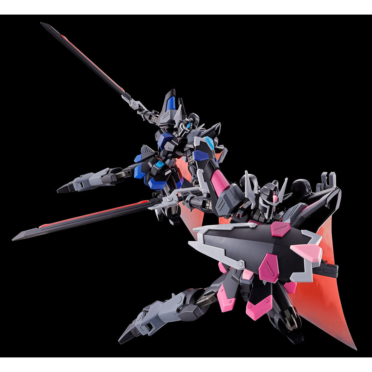 Gundam 1/144 HG Seed Freedom Black Knight Squad Rud-ro.A Redelard, Daniel and Liu Custom Set Model Kit Exclusive