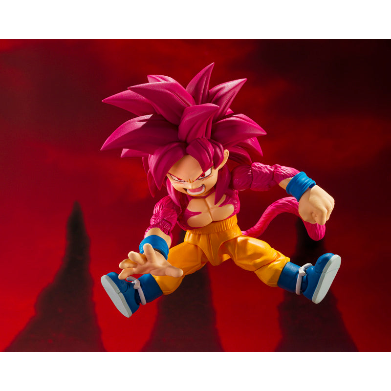 S.H. Figuarts Dragon Ball Daima Super Saiyan 4 Son Goku (Mini) Exclusive Action Figure