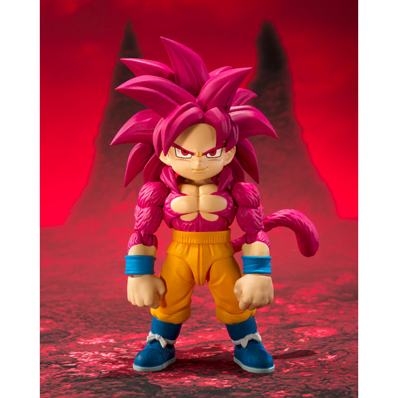 S.H. Figuarts Dragon Ball Daima Super Saiyan 4 Son Goku (Mini) Exclusive Action Figure